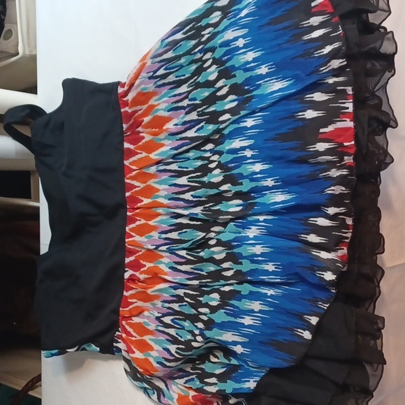 One Piece Womans Tie Dye Multi Color  Bathing Suit XXL - Picture 8 of 9